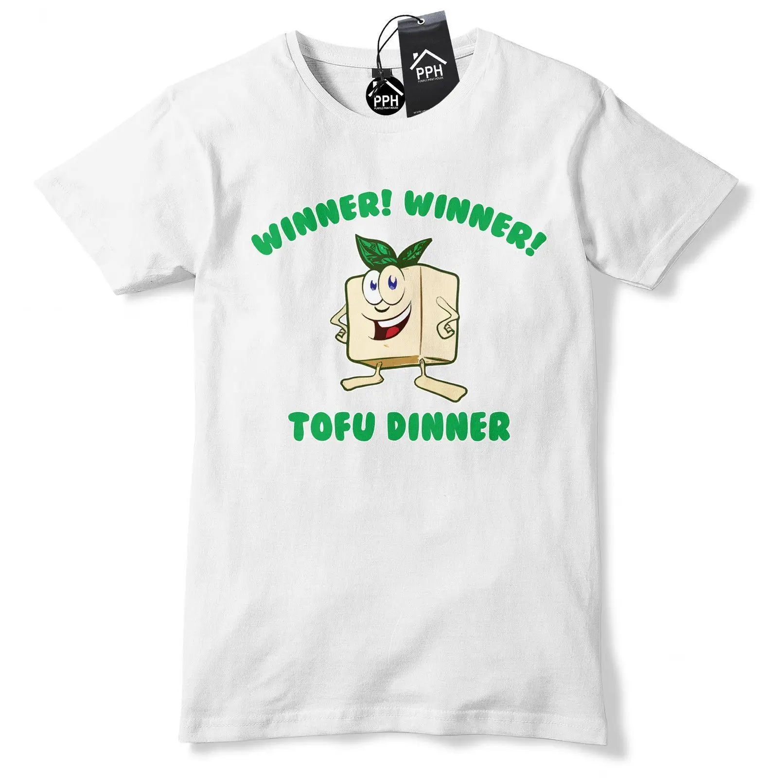 Winner Tofu обеденная футболка веганская еда Veg Вегетарианская мясная Футболка Топ 631