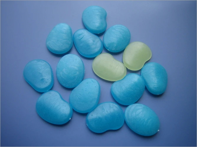 Большой размер светится в темноте камень искусственный аквариумное украшение