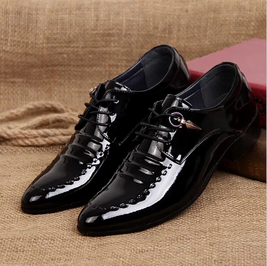 2018 New spring Men Business casual Shoes Microfiber Leather Quality Breathable For plus size 38-48 | Обувь