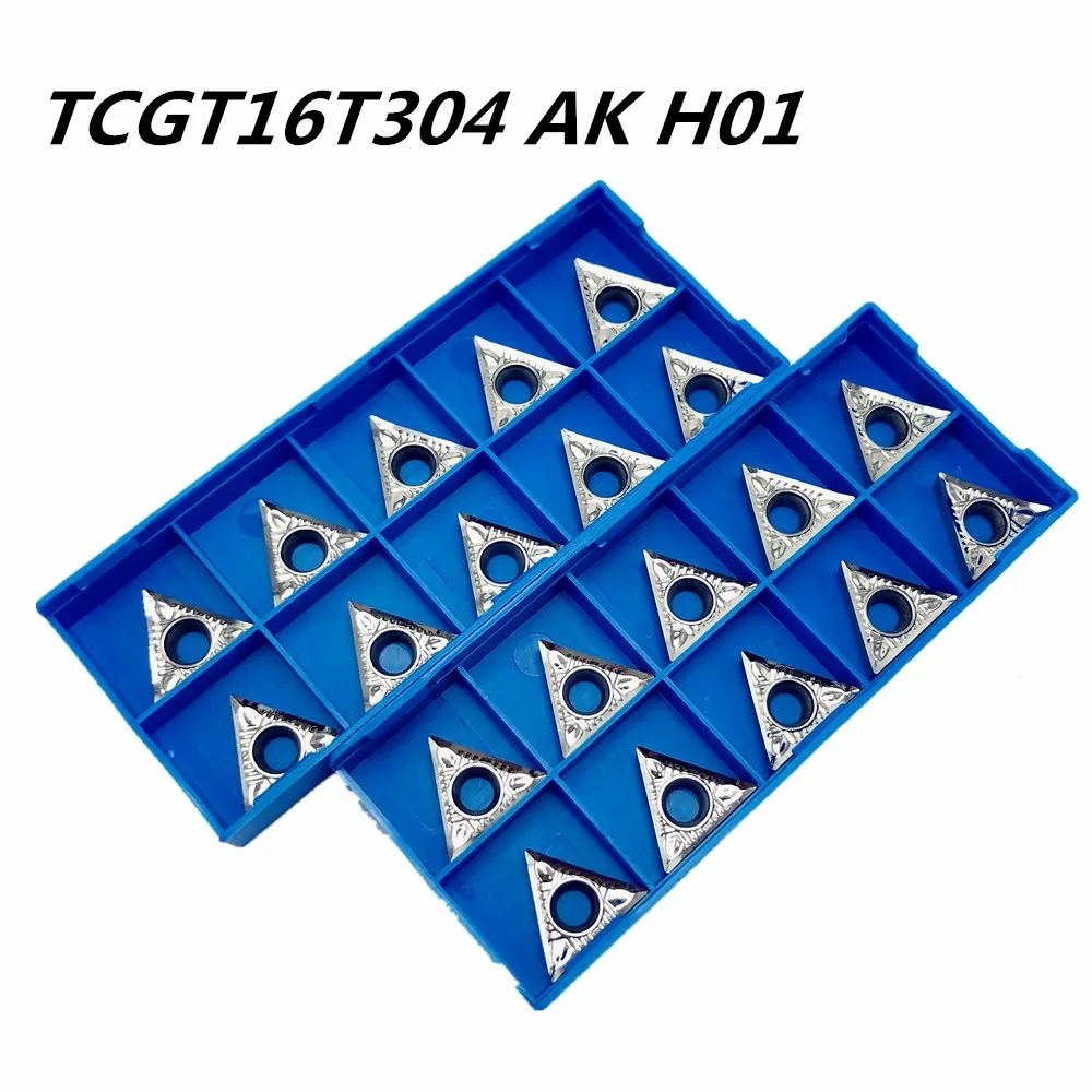 

Aluminum alloy blade TCGT16T308 304 AK H01 stainless steel outer round aluminum tool lathe tool CNC machine tools cutting tool