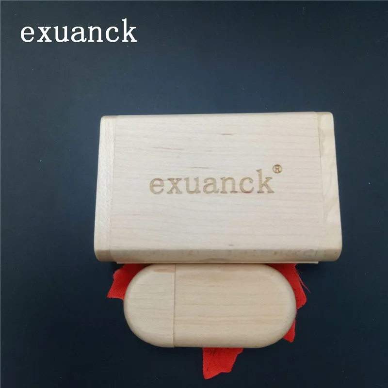 Exuanck usb флешки действительное качество изображения 4 32G Натуральные Деревянные USB 2