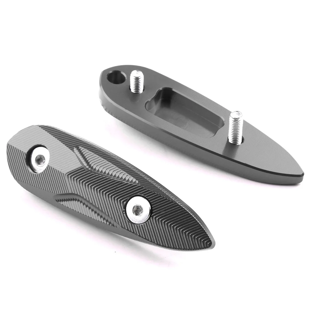 Titanium CNC алюминиевый мотоцикл заднего вида боковое зеркало отверстие крышка Крышка для Yamaha YZF R3-& YZF-R25 2013 мотор аксессуар - Цвет: Titanium