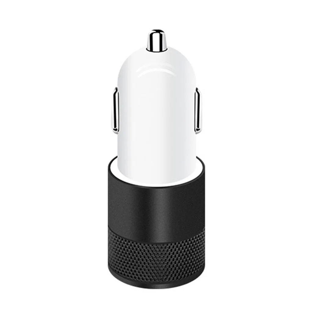 NO.5 Многоцветное двойное USB 5V 2A автомобильное зарядное устройство для смартфона ПК металлическое портативное автомобильное зарядное устройство для прикуривателя - Тип штекера: NO.5