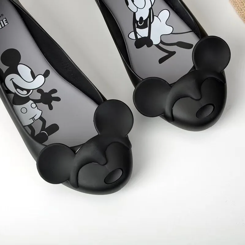 Melissa Ultragirl Mickey/Новинка года; женские сандалии на плоской подошве; Брендовая женская прозрачная обувь; сандалии Melissa; женская прозрачная обувь