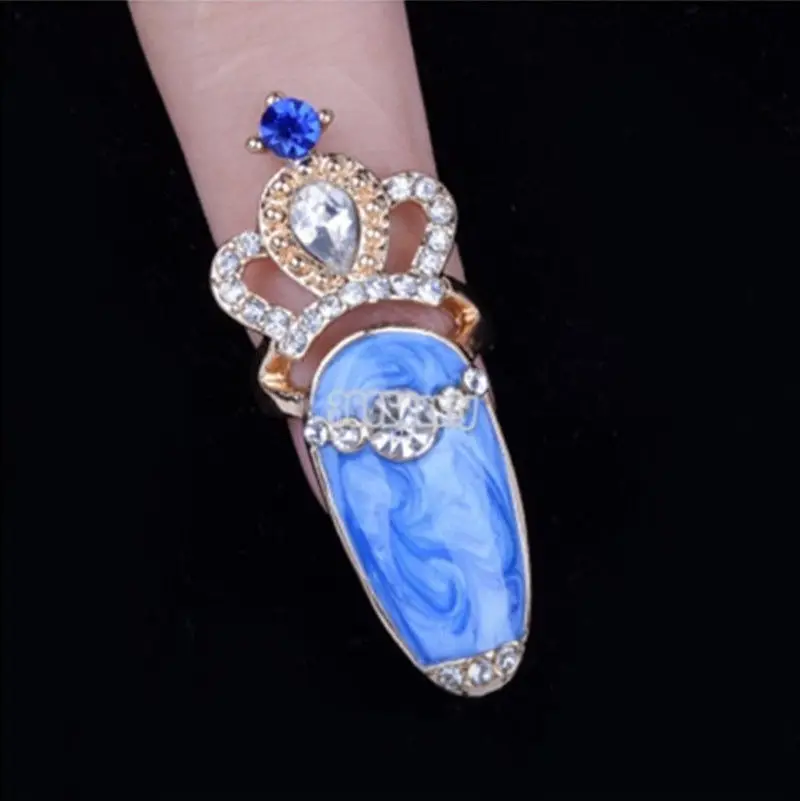 1 шт. кольцо для дизайна ногтей ювелирное изделие модное элегантное женское с