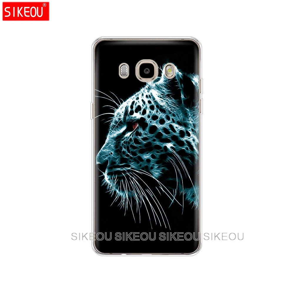 Силиконовый чехол для телефона Samsung Galaxy J1 J2 J3 J5 J7 MINI 2016 2015 prime tiger lion Leopard|Бамперы| |
