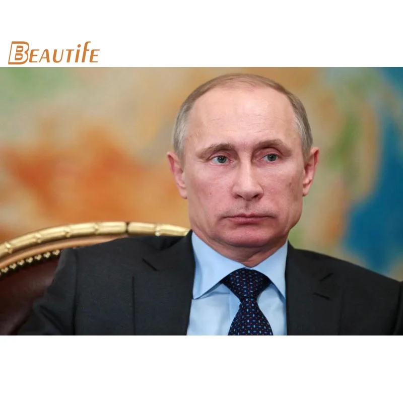 Новое поступление Владимира Путина плакат ткань Шелковый украшения дома