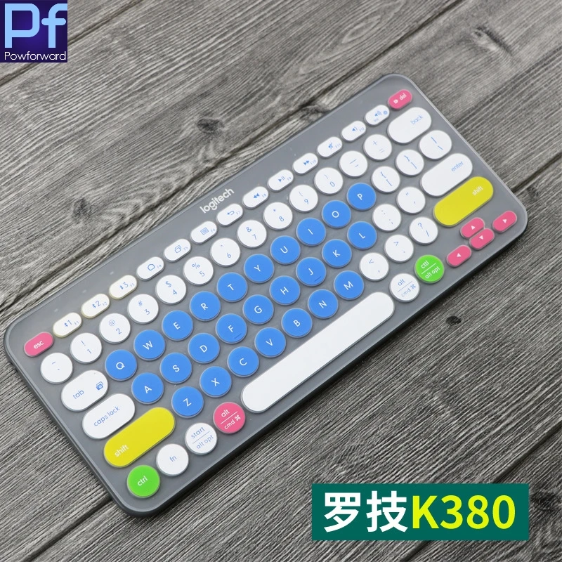 Ультратонкий силиконовый чехол для клавиатуры ноутбука Logitech K380 защитная пленка