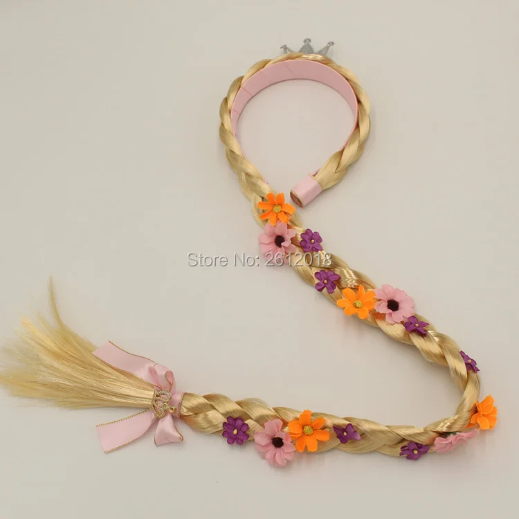 Плетеная коса для косплея спутанная Рапунцель принцесса головная повязка волосы