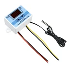СВЕТОДИОДНЫЙ цифровой термостат, регулятор температуры, термометр для помещений, терморегулятор, 220 В, 110 В, 12 В, 24 В