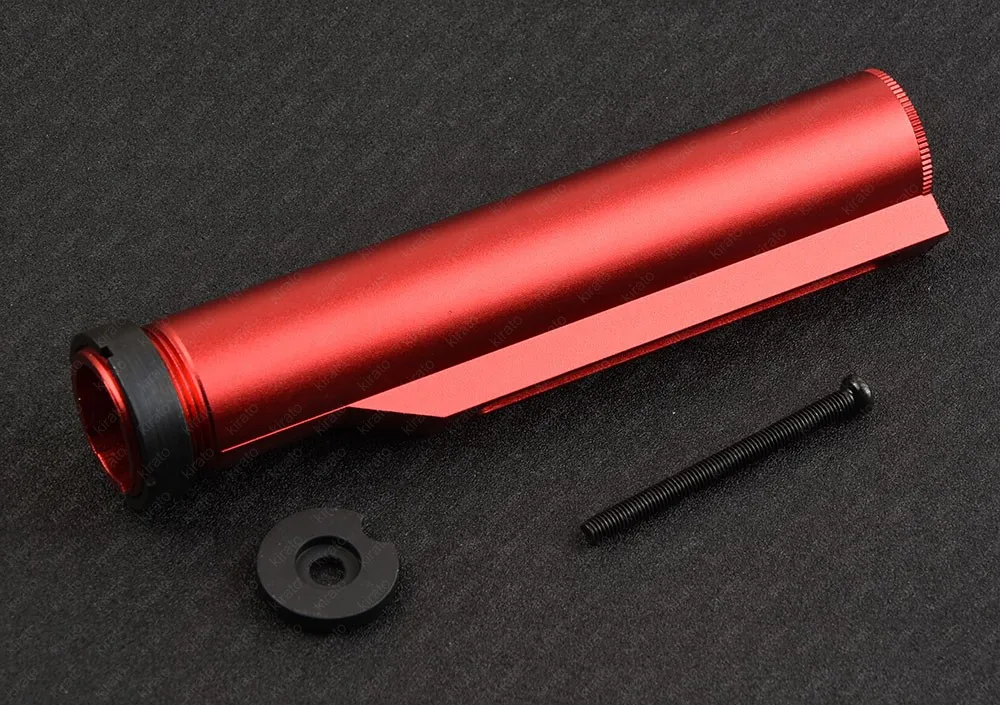 Легкий алюминий для AEG AR15 M4 M16 страйкбола сток CNC Buttstock Tube|Аксессуары охотничьих