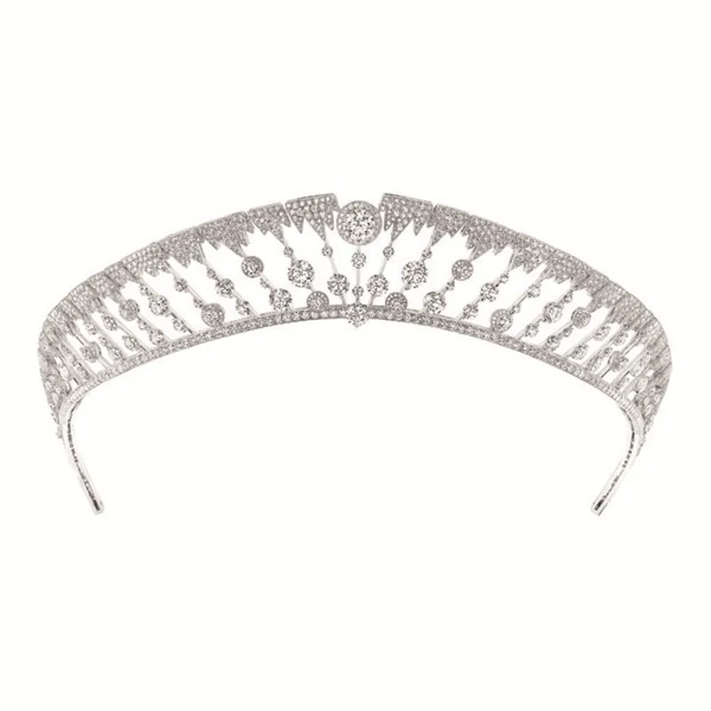 Новая корона принцессы Дианы с кристаллами и жемчугом свадебные аксессуары для