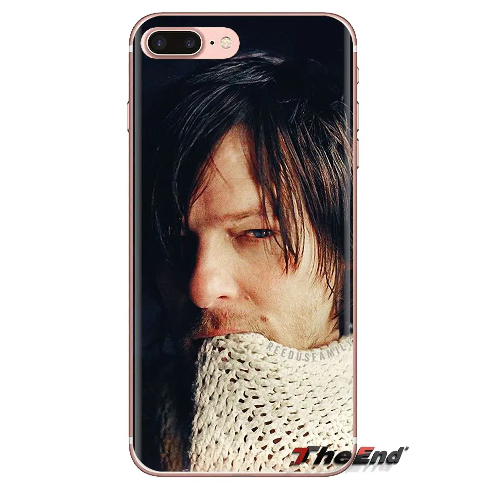 Daryl dixon norman reedus walking dead для Huawei Mate Honor 4C 5C 5X 6X 7 7A 7C 8 9 10 8C 8X 20 Lite Pro прозрачный мягкий