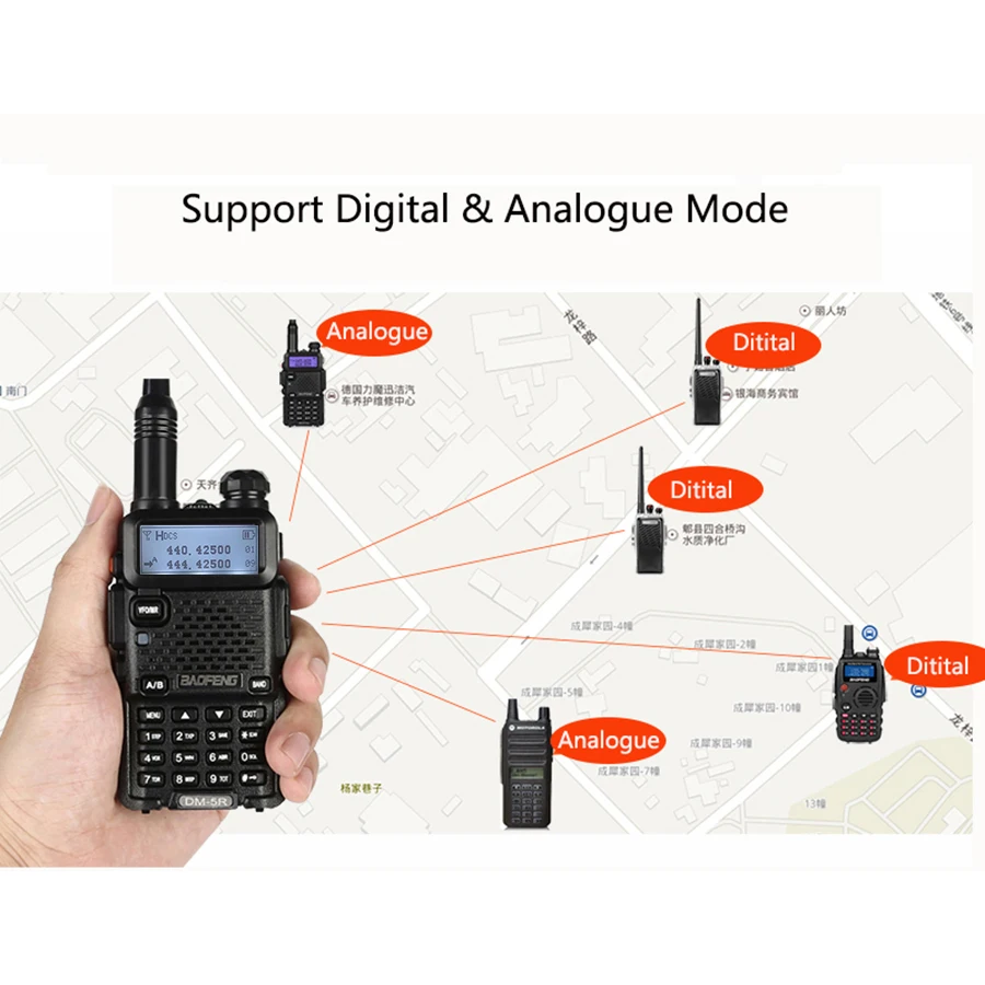 baofeng DM 5R DM5R для DMR cb цифровая рация 10 км автомобильная портативная рации ham