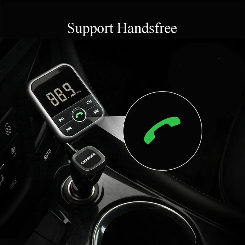 ANLUD Bluetooth Fm трансмиттер с USB разъемом для авто автомобильный mp3 плеер поддержка CD