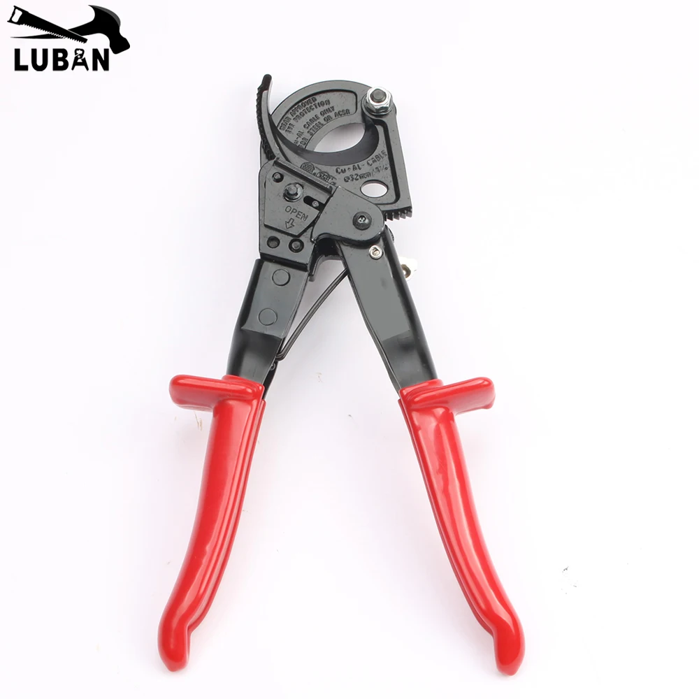 

HS-325A 240mm2 Max Ratcheting ratchet cable cutter Germany design Wire Cutter Plier, Hand Tool, not for cutting steel wire