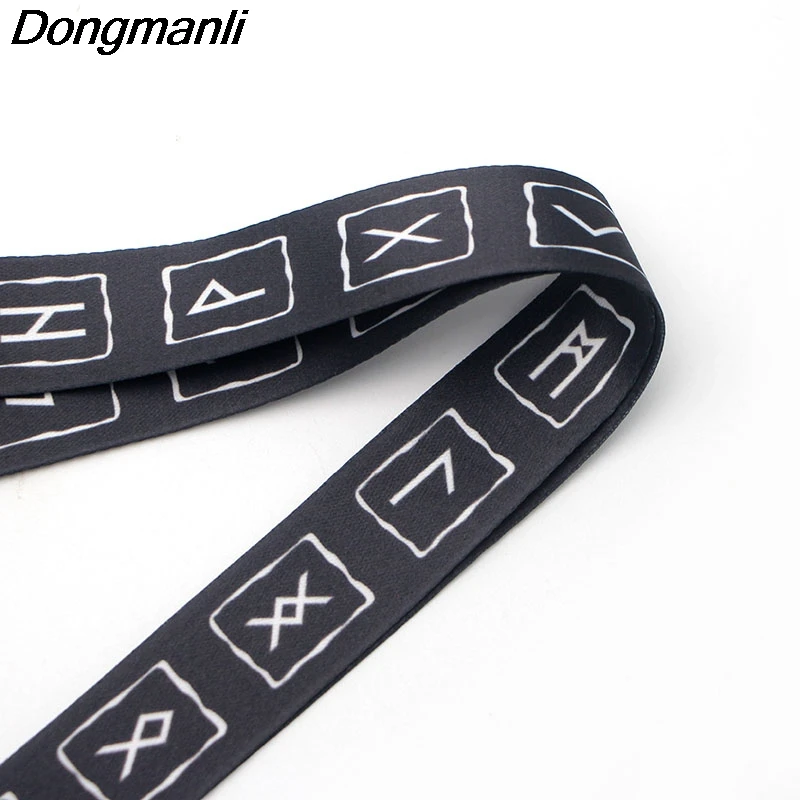 B1917 Dongmanli Viking ожерелье с дизайном Руна Талреп Бейдж ID Lanyards/Мобильный телефон