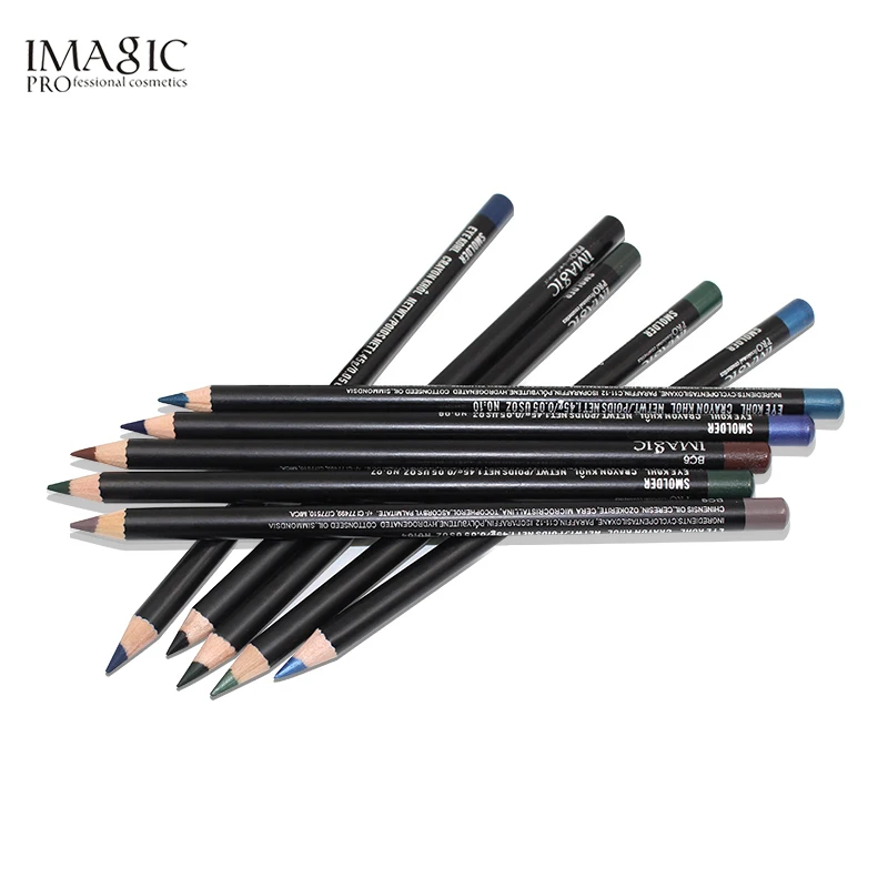 IMAGIC 10/Pcs Fashion Matte Colors Eyeliner Pencil Makeup Waterproof Long Lasting Eye Cosmetics Maquiagem Easy to Wear |