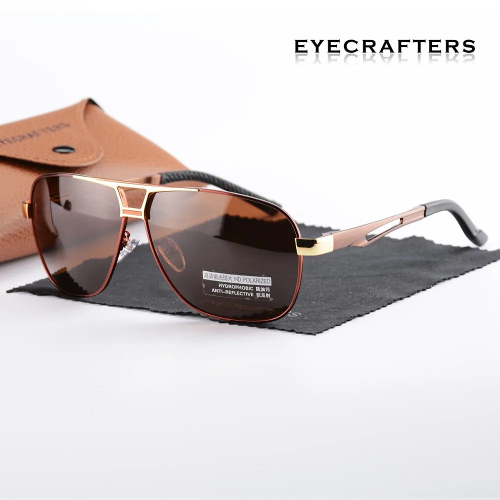 Солнцезащитные очки Eyecraftes Мужские поляризационные алюминиево-магниевые