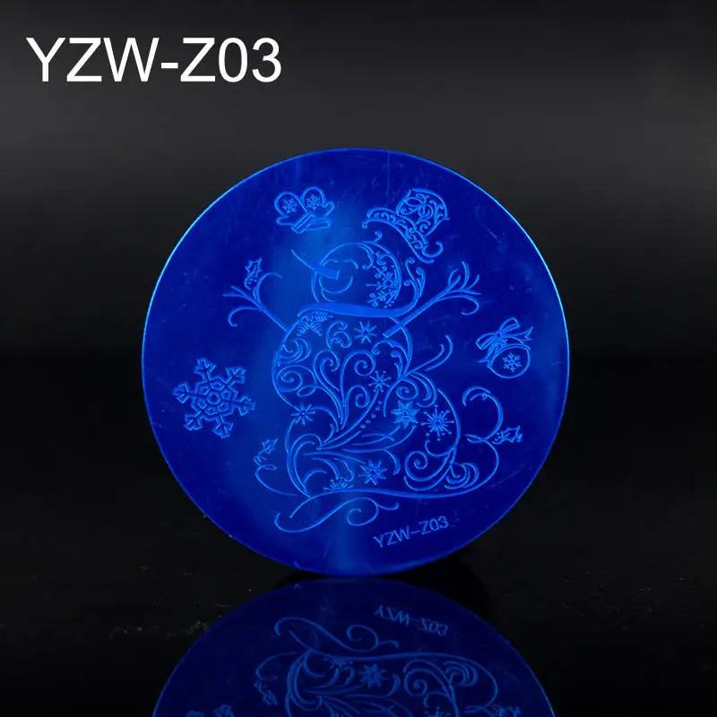 YZW-Z03 30 дизайнов дизайн ногтей штамп шаблон цветок лоза Роза Листья цветочный Рисунок печать пластины для маникюра трафарет - Цвет: YZW-Z03