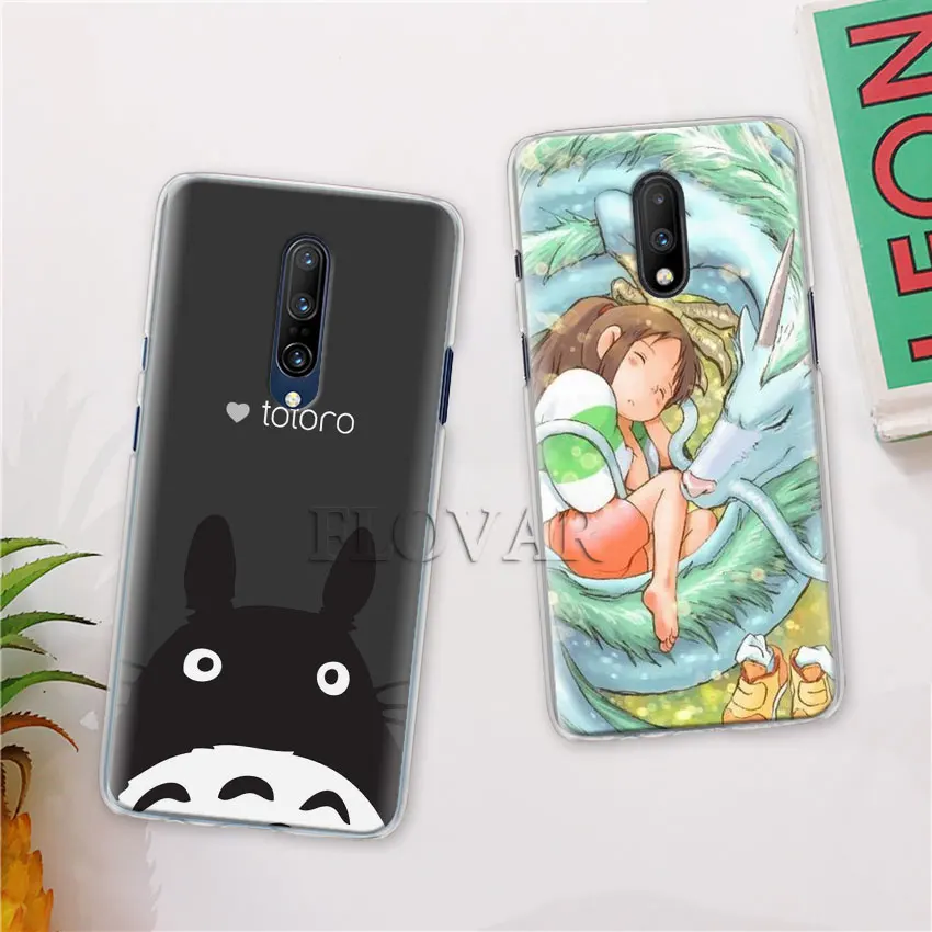 Totoro Унесенные призраками Ghibli Miyazaki чехол для телефона для Oneplus 7 7T Pro 6 5T 6T Твердый чехол для Oneplus 7 7T Pro Чехол