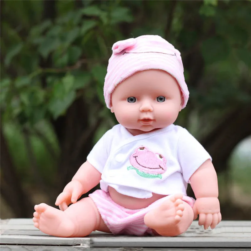 30 см мягкие силиконовые куклы Reborn Baby Реалистичная кукла Пупс 11 дюймов полная