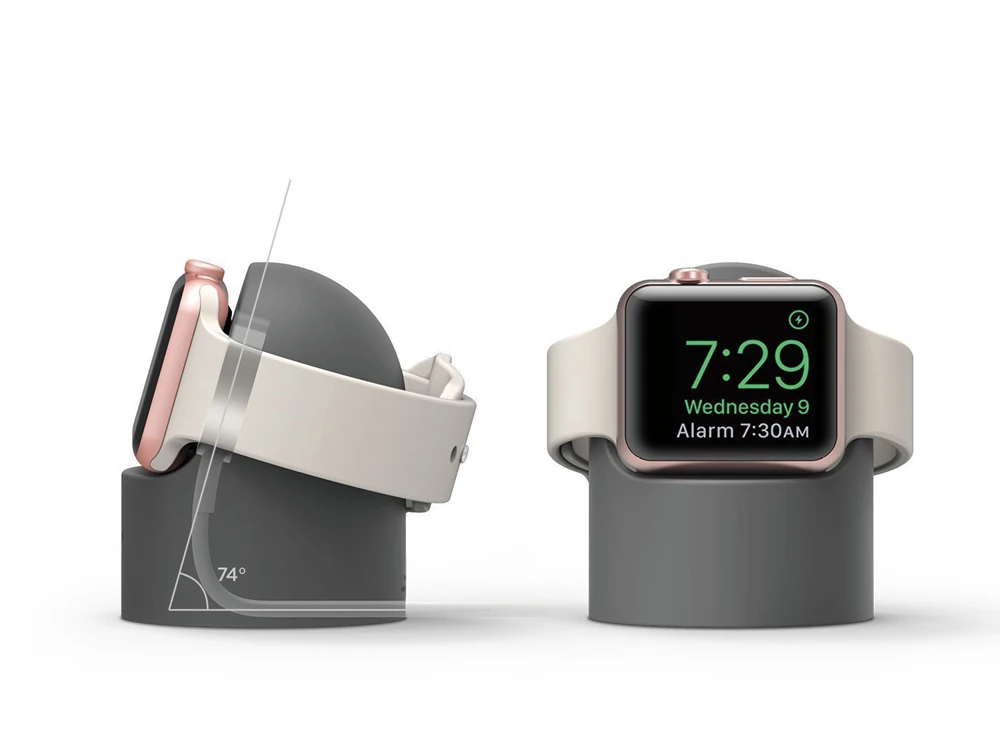 Подставка для зарядки для Apple watch Series 1 2 3 4 44 мм 42 мм 40 мм 38 мм силиконовый кронштейн для iWatch настольная подставка