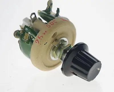 

25W 500 Ohm Ceramic Disk Wire Wound Variable Resistor