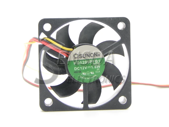Осевой вентилятор охлаждения для Sunon DC Fan KD1205PFB1 5x5x1 5 см 12 в пост. Тока 1 6 Вт|dc fan|sunon dc