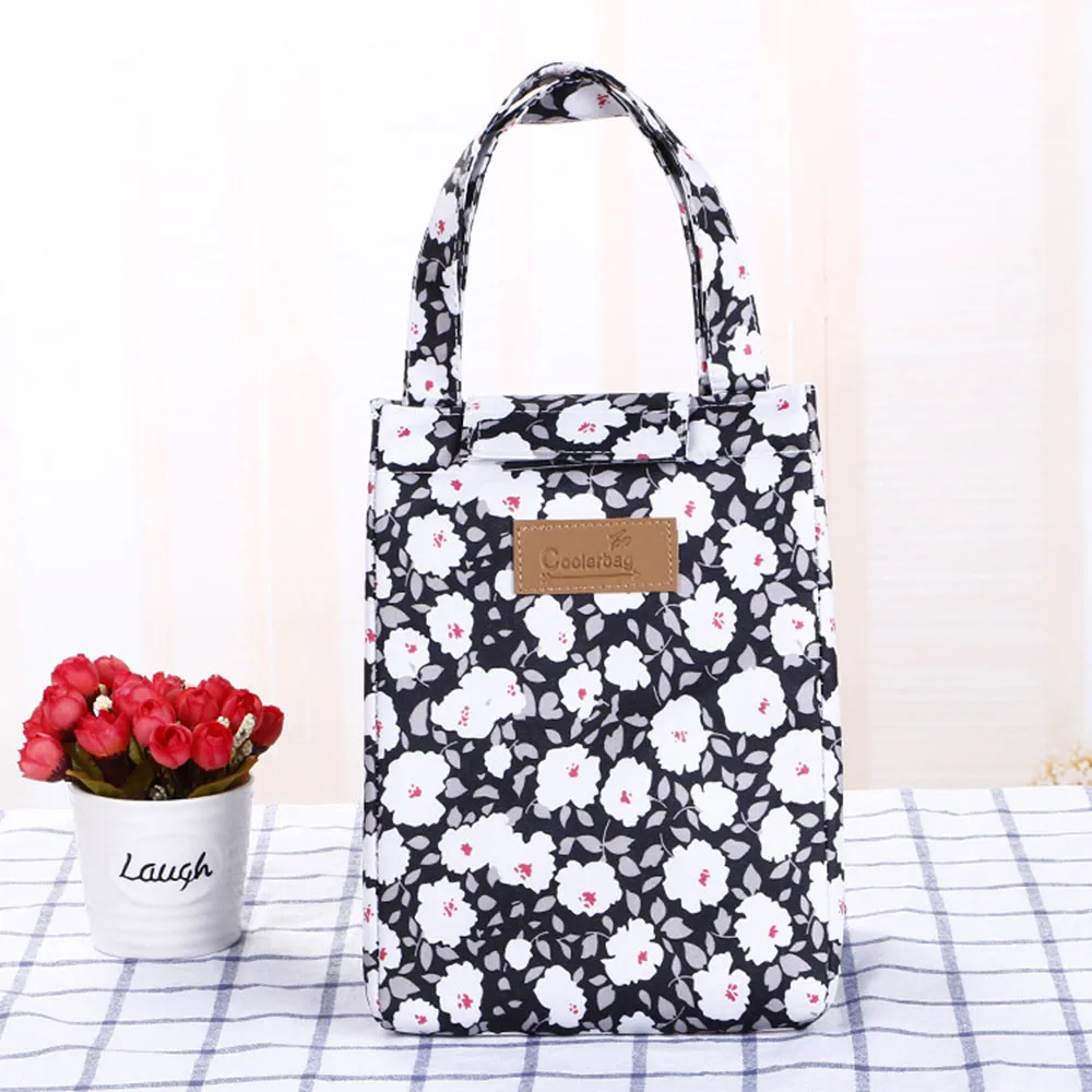 Cartoon Cute Lunch Bags For Women Kids Thermal Insulation Large Women Handbag Food Picnic Cooler Box Bag Storage Tote Bag d90626