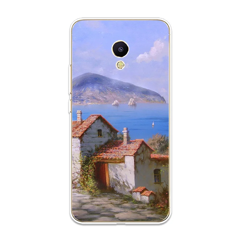 Silicone Case For Meizu M3 M5 M6 NTOE M3S M5S M5C M6S M6T Cover Oil Painting Patterned Soft Shell Phone |