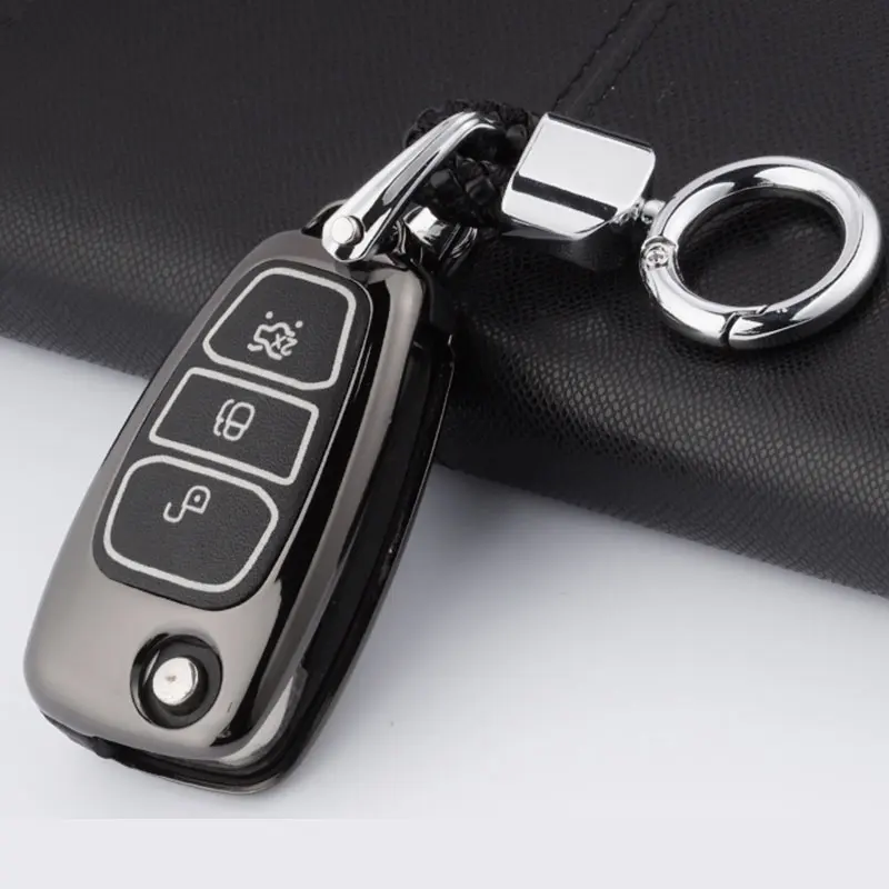 Цинковый сплав автомобильный Стайлинг чехол для ключей Ford Fusion Mondeo Mustang Edge Expedition