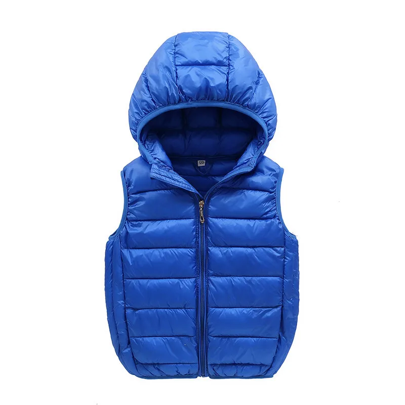 Детский пуховой жилет Осень-зима 2017 для мальчиков и девочек повседневный
