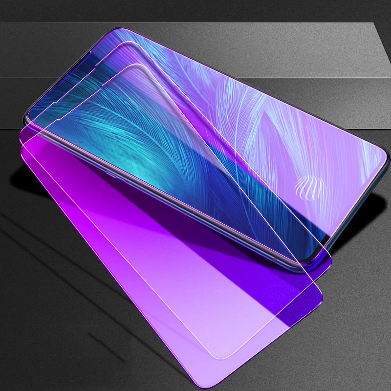 EXUNTON 2 шт Полное покрытие анти-синее закаленное стекло для Xiaomi Mi 9T Pro Анти-синий
