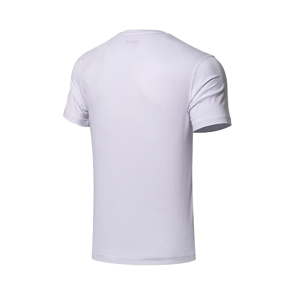Li-Ning мужские баскетбольные майки BAD FIVE, хлопок, обычная посадка, подкладка, дышащие, комфортные, спортивные футболки, футболка AHSN053 MTS2766