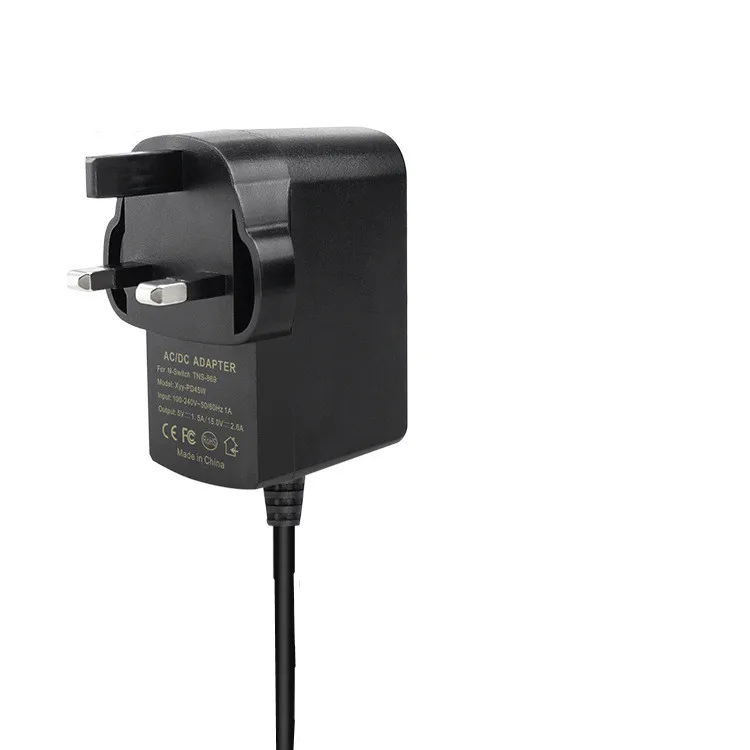 UK plug Ac/dc адаптер автомобильного прикуривателя 12 В в DC зарядное устройство для автомобиля DC техника работает на дому торговый окно(черный - Цвет: UK plug