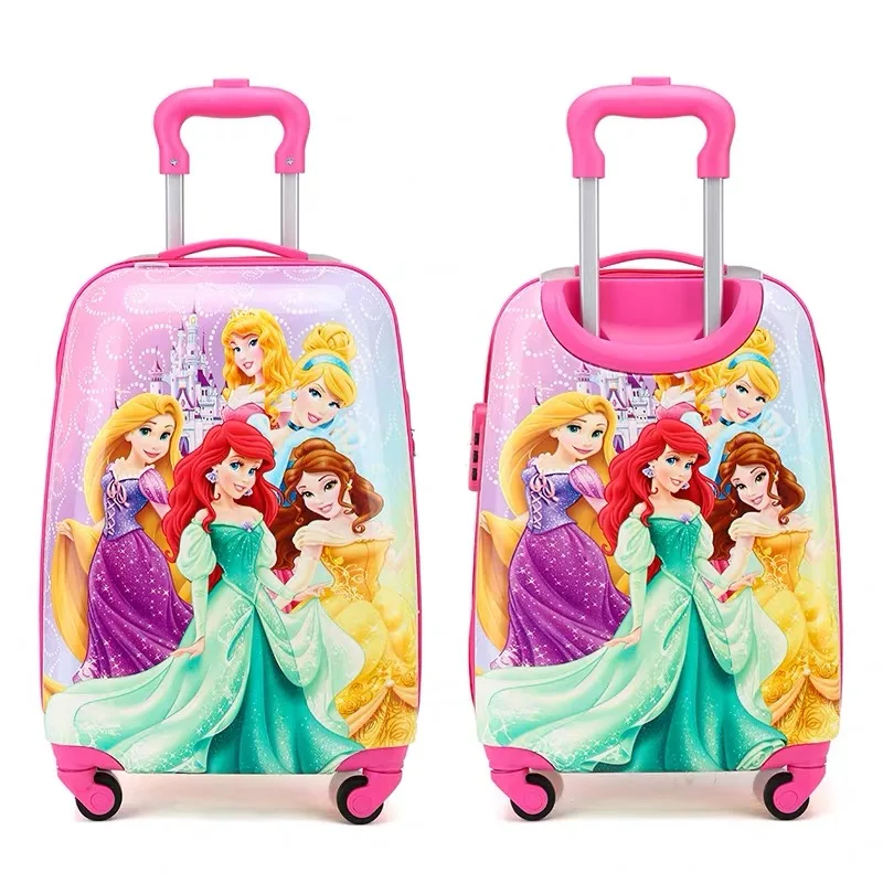 19 inch carry-on Suitcase with wheels kids Spinner luggage carton travel Rolling Luggage trolley bags children's suitcase lovely