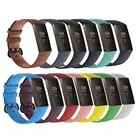 Силиконовый браслет на запястье для Fitbit заряд 3 Фитнес фитнес-трекер часы ремешок 13 Цветов сменный Браслет ремешок для часов