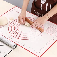 reusable silicone baking mat non stick oven eco friendly rolling dough mat pad large kitchen dining tools baking accessories hot