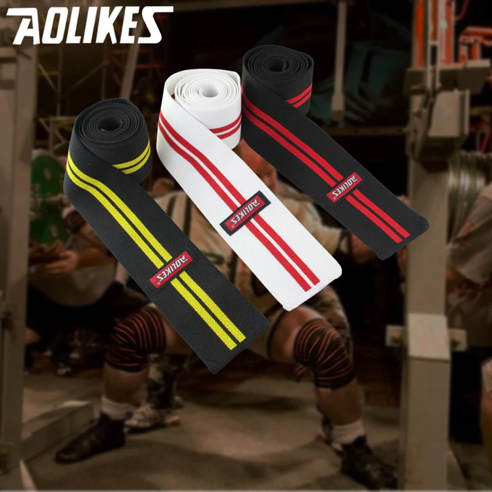AOLIKES 1 шт. 2 м * 8 см тянущаяся эластичная повязка на ногу компрессионная колени
