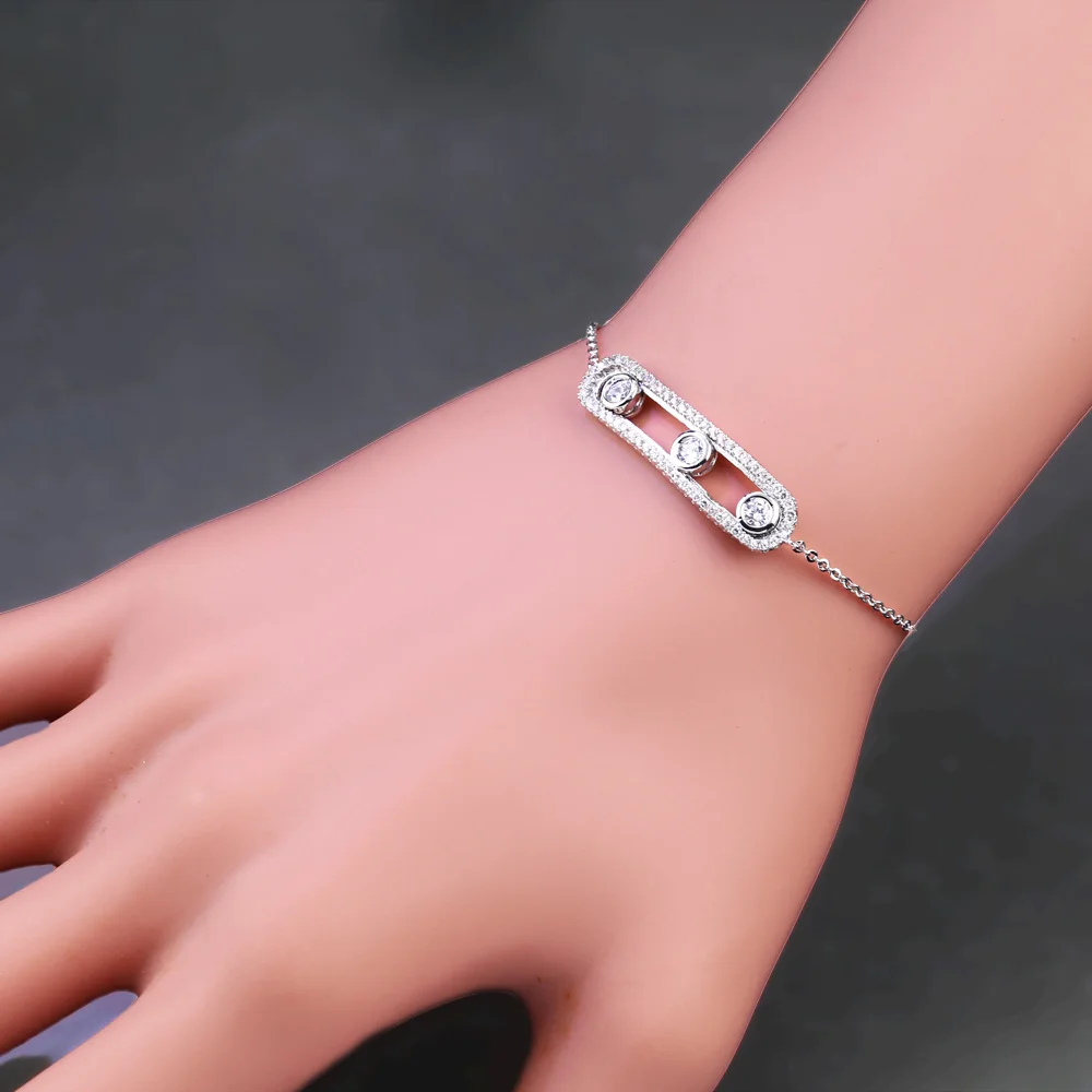 OCESRIO высококачественные браслеты с австрийскими кристаллами для женщин