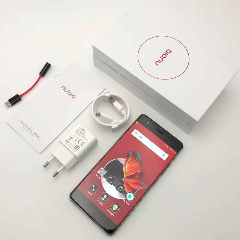 Глобальная версия Nubia Z17 Lite 6G 64GB Octa Core 5,5 дюймов 4G LTE мобильный телефон 1920*1080P двойной задний 13,0 МП 3200 мАч отпечаток пальца ID