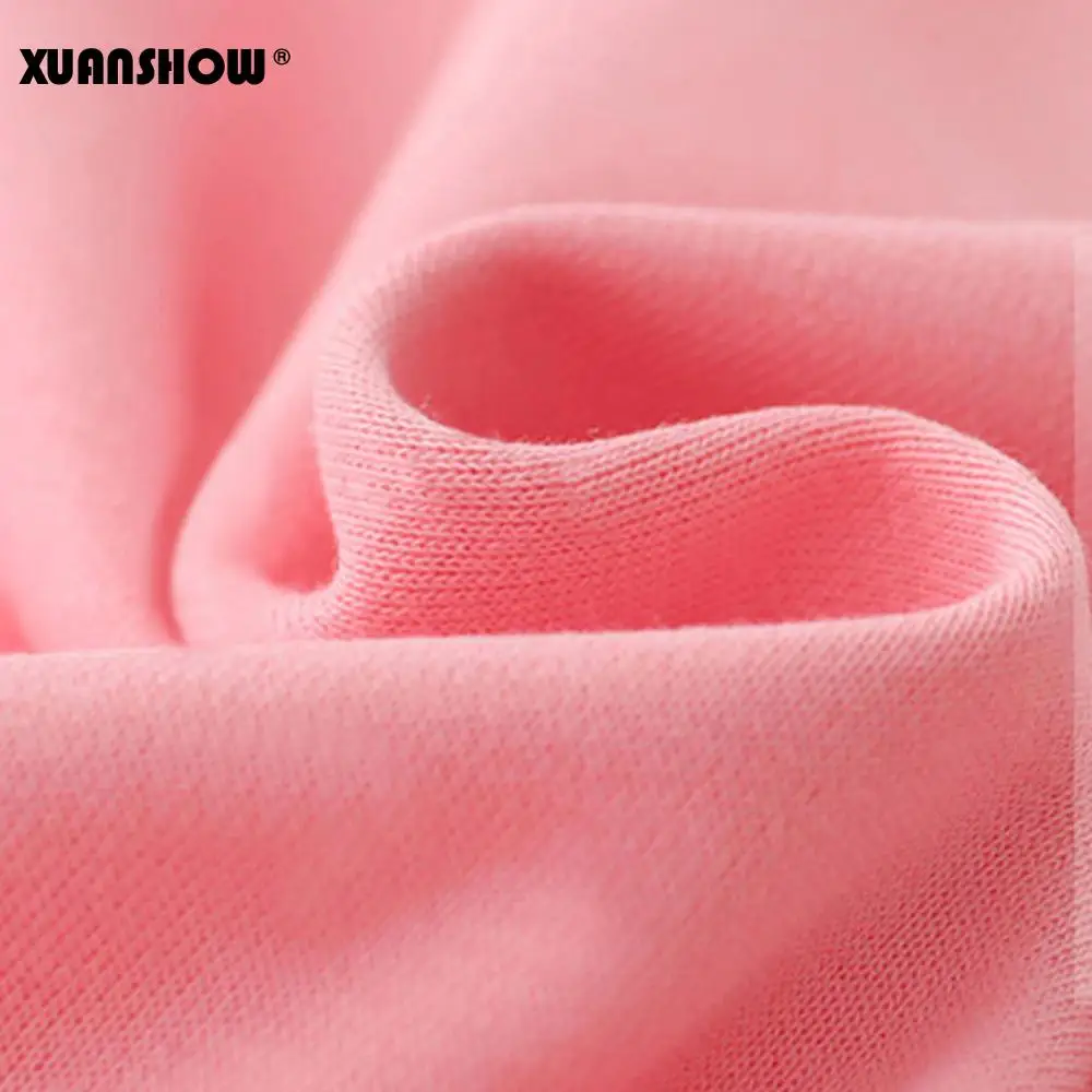 XUANSHOW 2019 мода Спортивный костюм женский Осень зима одежда хлопок Длинный рукав