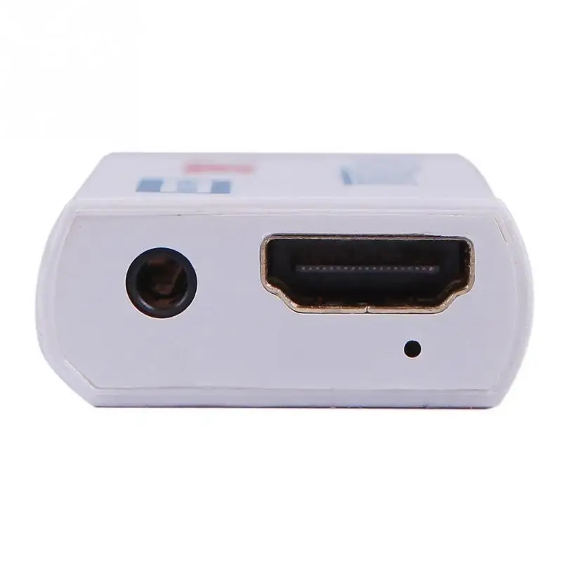 2018 Новый HDMI конвертер Поддержка FullHD 720P 1080P 3 5 мм аудио для wii 2HDMI адаптер