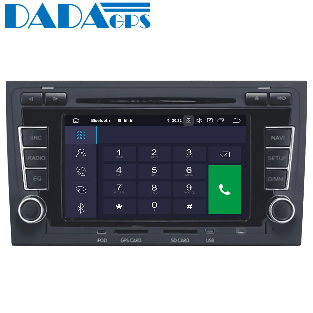 Новейший автомобильный DVD-плеер Android 9 0 радио GPS для Audi A4 S4 RS4 2003-2012 Seat Exeo 2009 2010 2011 2012