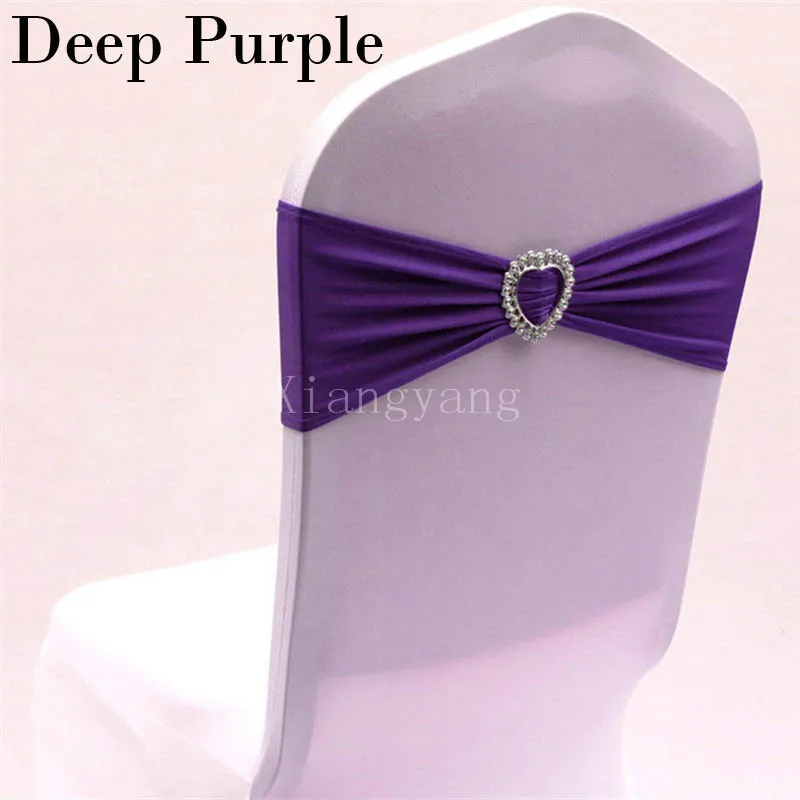 

Lycra red gold pink white black purple spandex chair sashes for wedding event party decoration 30 pcs /lot