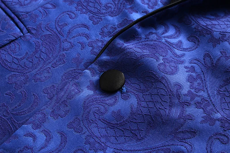 

Men's Jacquard Slim Three-Piece Business Dress Wedding Banquet Suits for Men 2019 Fashion Design