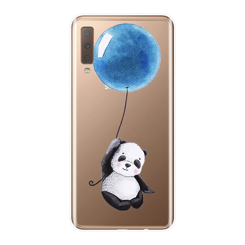 Чехол для телефона Samsung Galaxy A6 A7 A8 2018 A3 A5 2016 2017 мягкий силиконовый чехол-накладка
