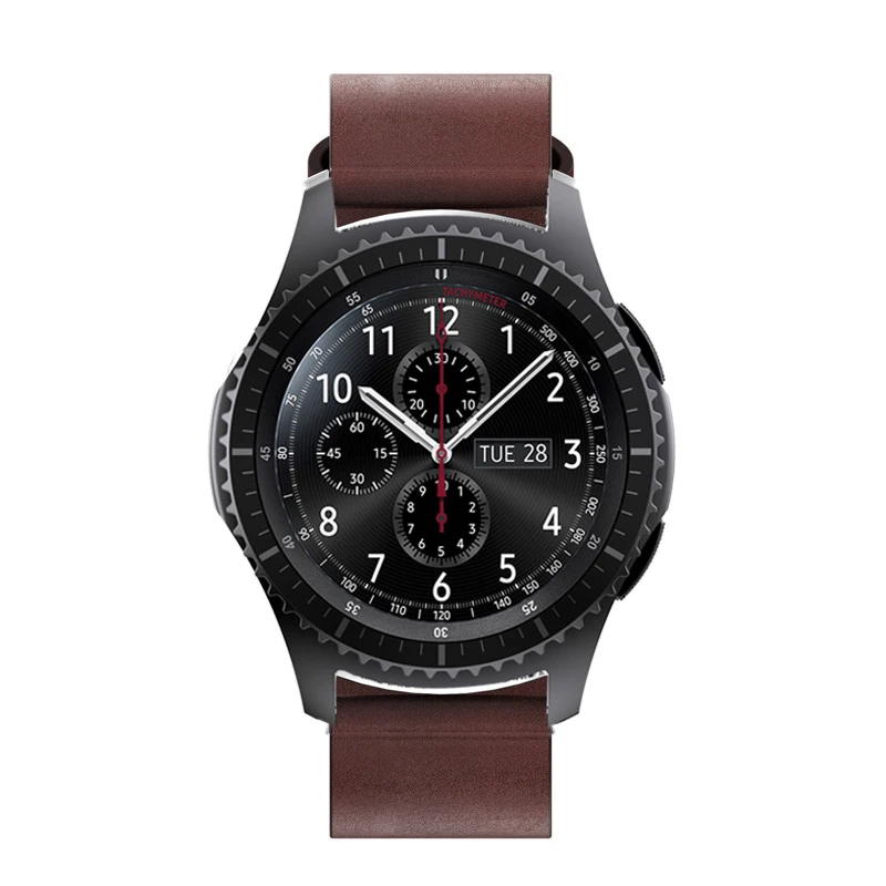 Кожаный ремешок для samsung gear S3/Galaxy 46 мм Классический роскошный часов Huawei GT 22 |