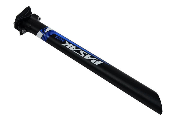 seatpost blue Руль для велосипеда, набор 31,8, плоский руль из алюминиевого сплава+ стержень+ подседельный штырь для горного велосипеда, запчасти для велосипеда - Цвет: seatpost blue